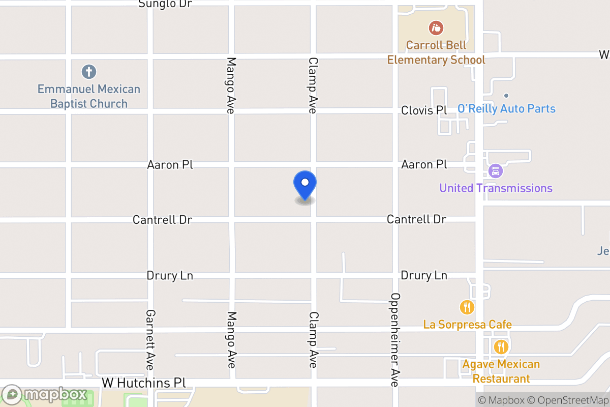 Map of 303  Cantrell Dr