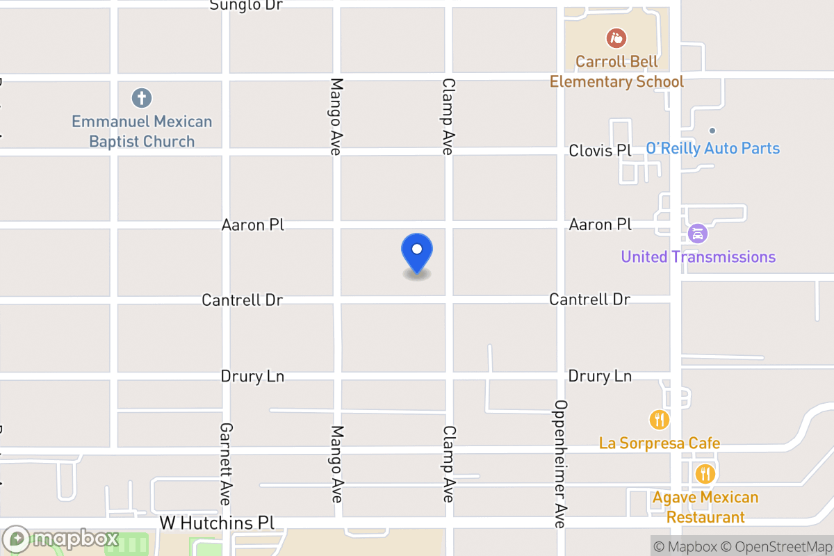 Map of 311  Cantrell Dr