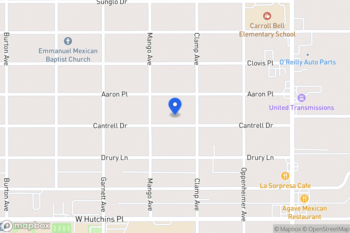 Map of 319  Cantrell Dr