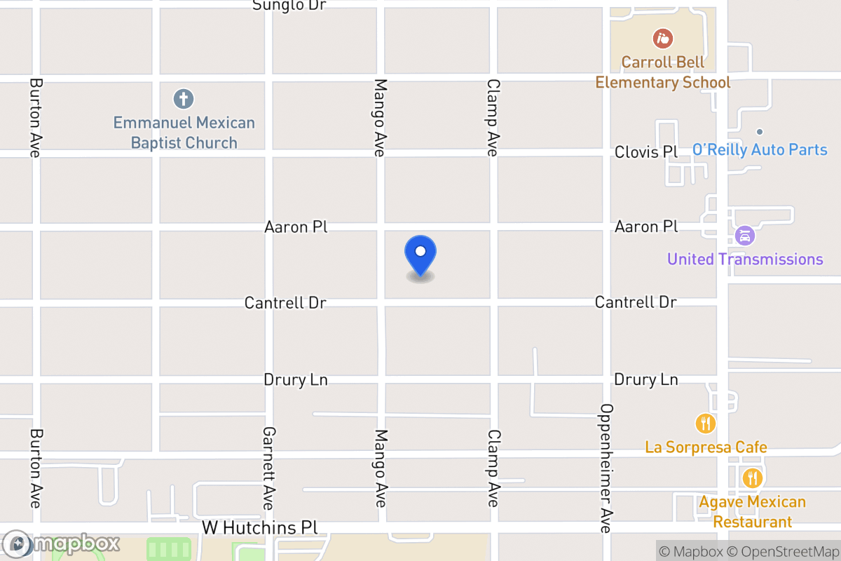 Map of 327  Cantrell Dr