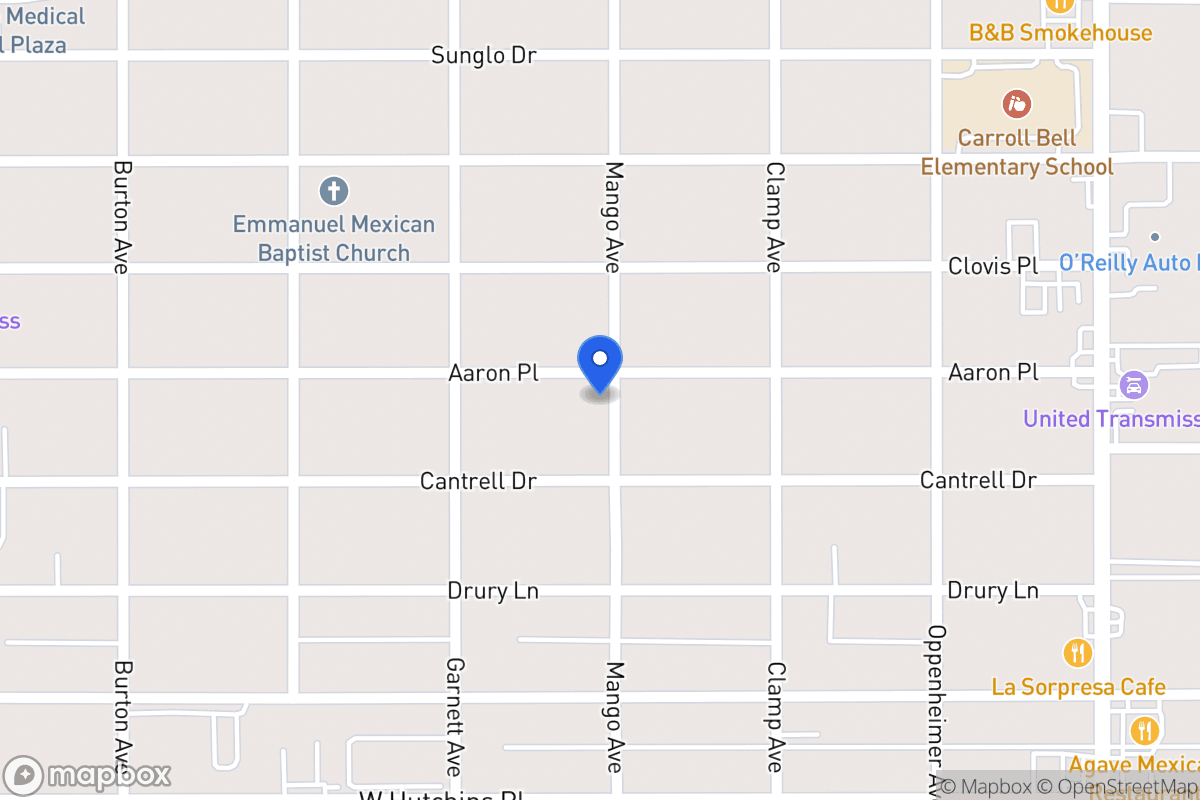 Map of 400  Aaron St