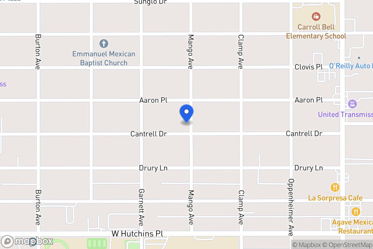 Map of 403  Cantrell Dr