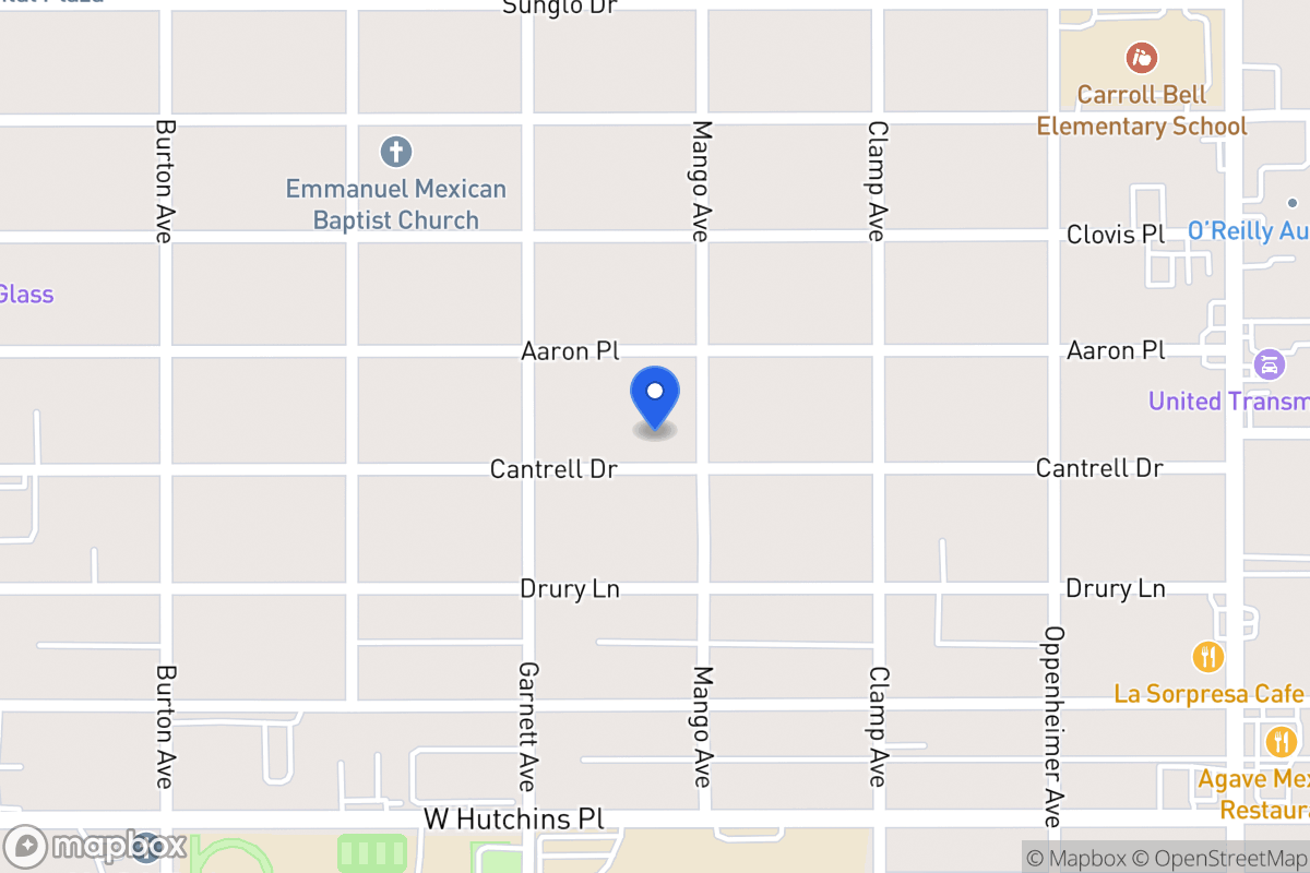 Map of 411  Cantrell Dr