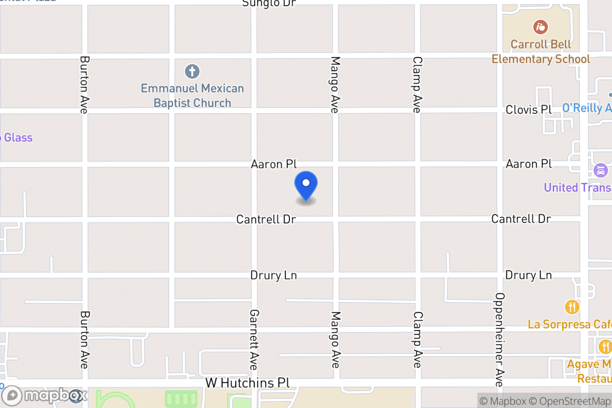 Map of 415  Cantrell Dr