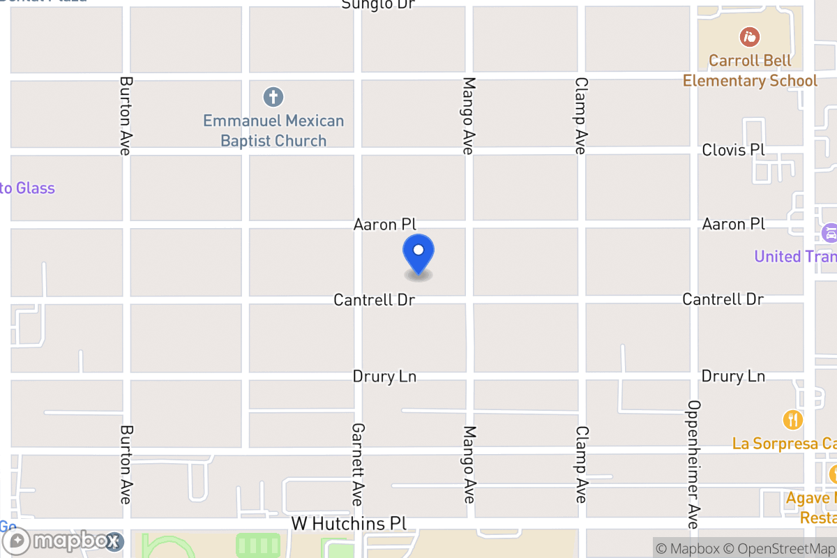 Map of 419  Cantrell Dr