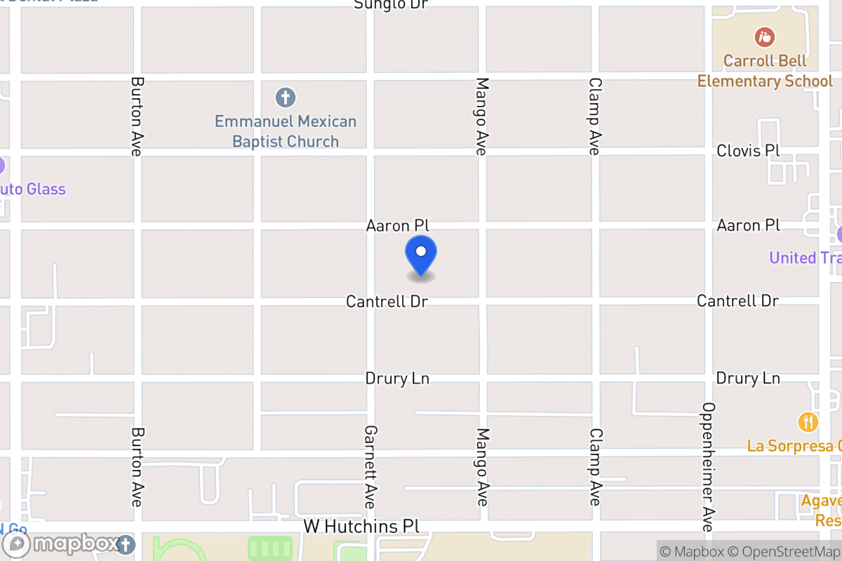 Map of 423  Cantrell Dr