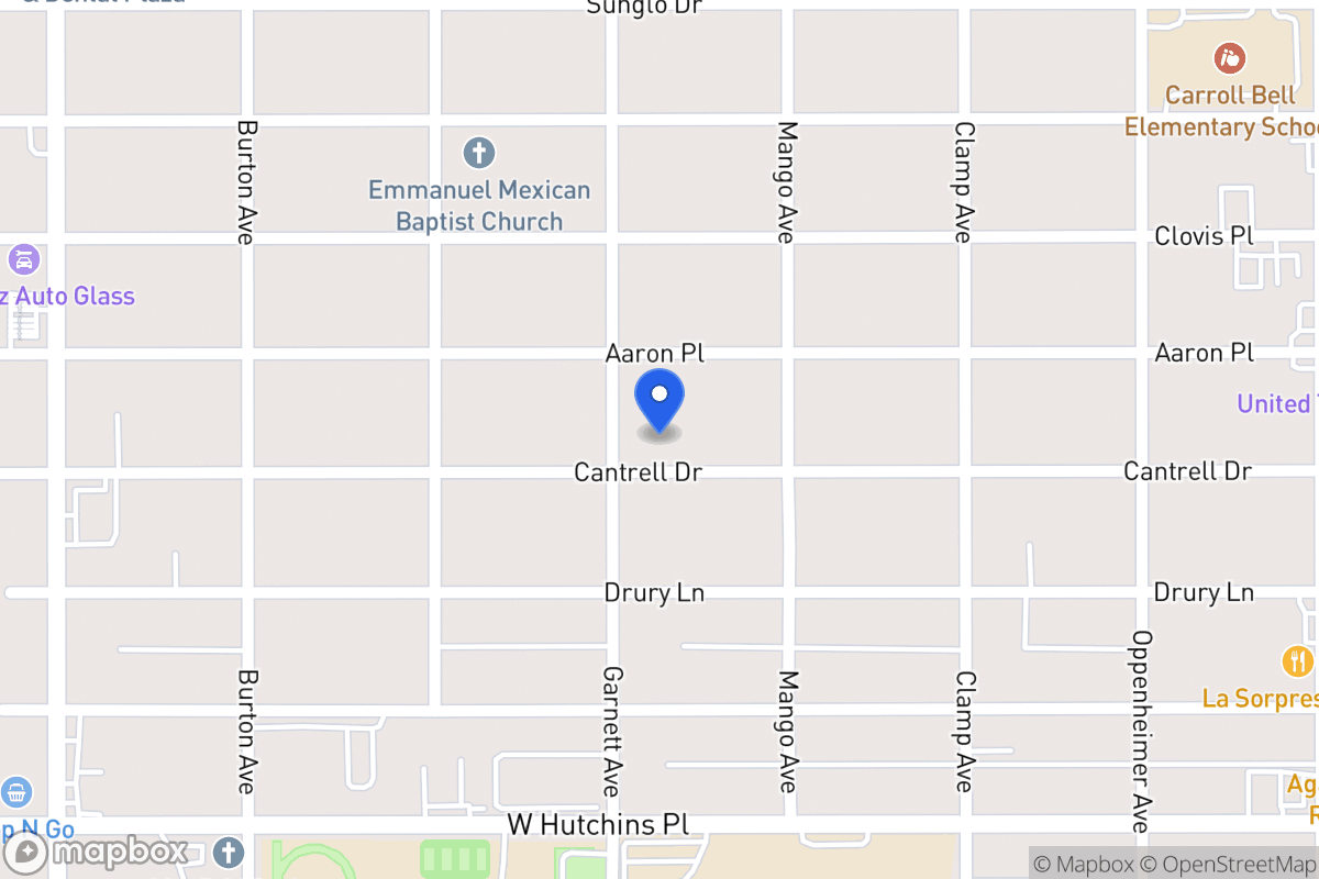 Map of 431  Cantrell Dr