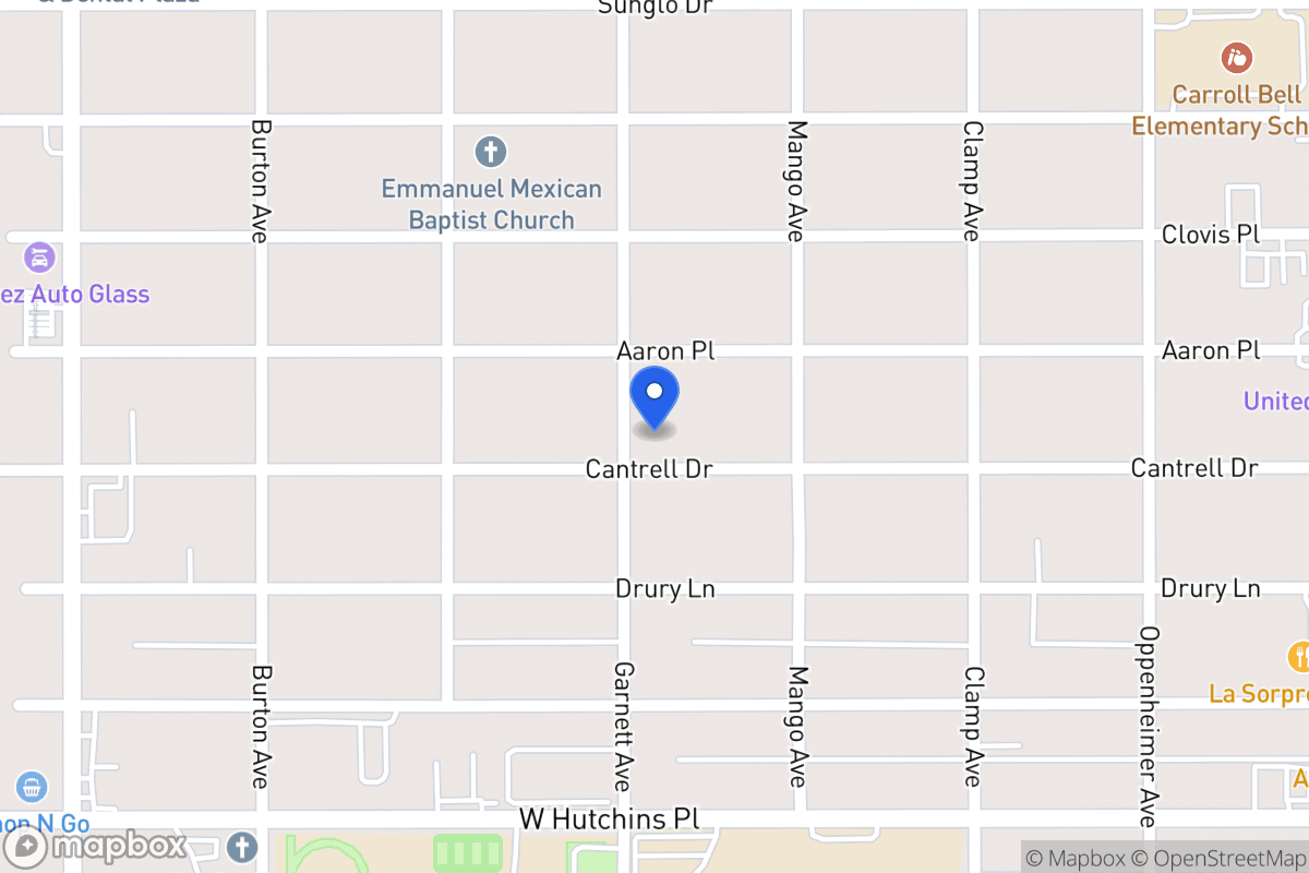 Map of 435  Cantrell Dr