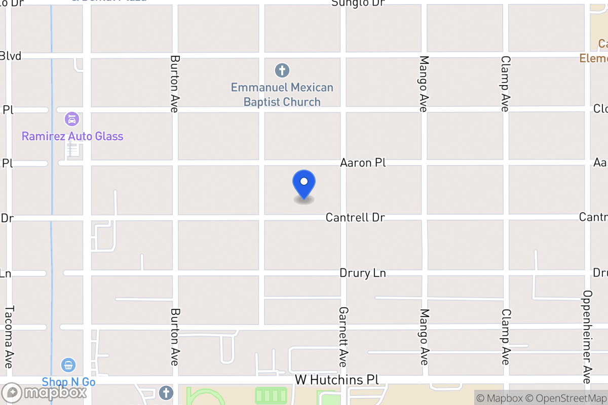 Map of 519  Cantrell Dr