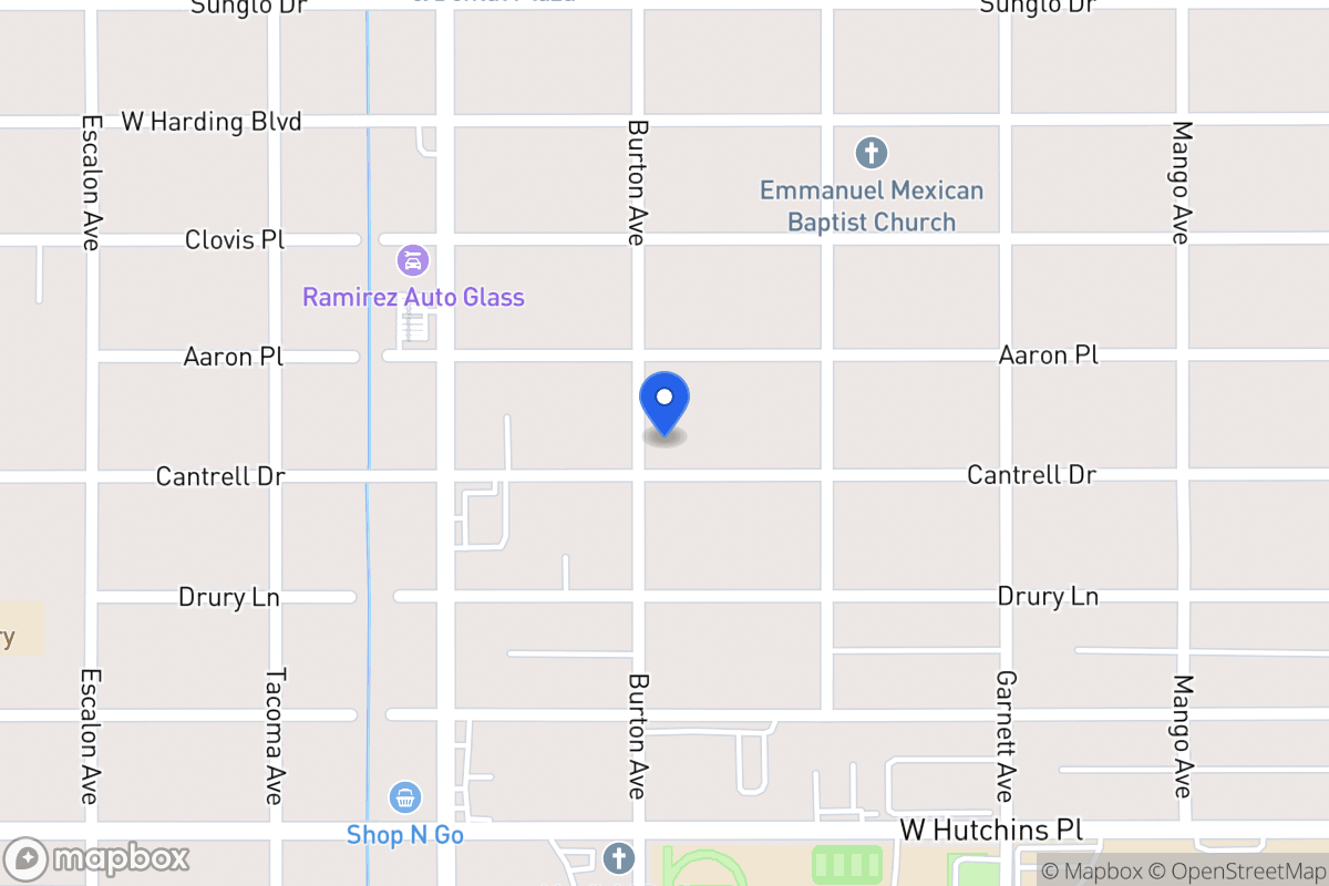 Map of 639  Cantrell Dr