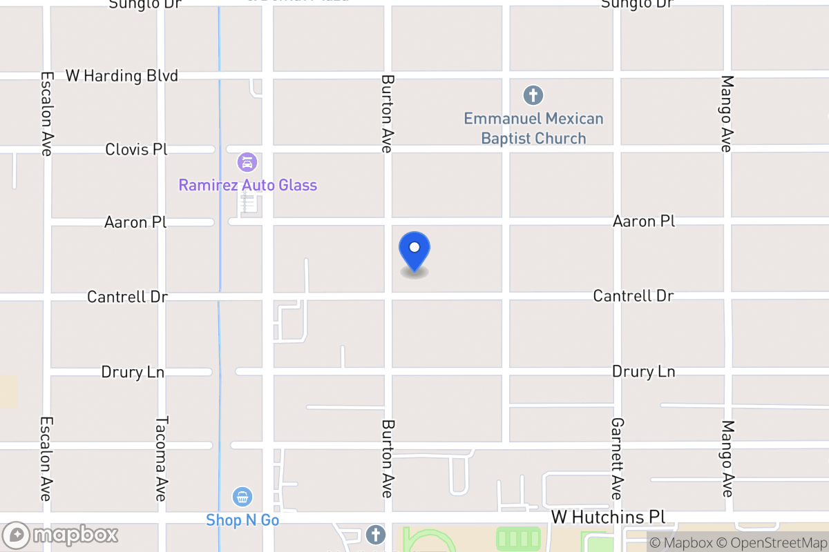 Map of 635  Cantrell Dr