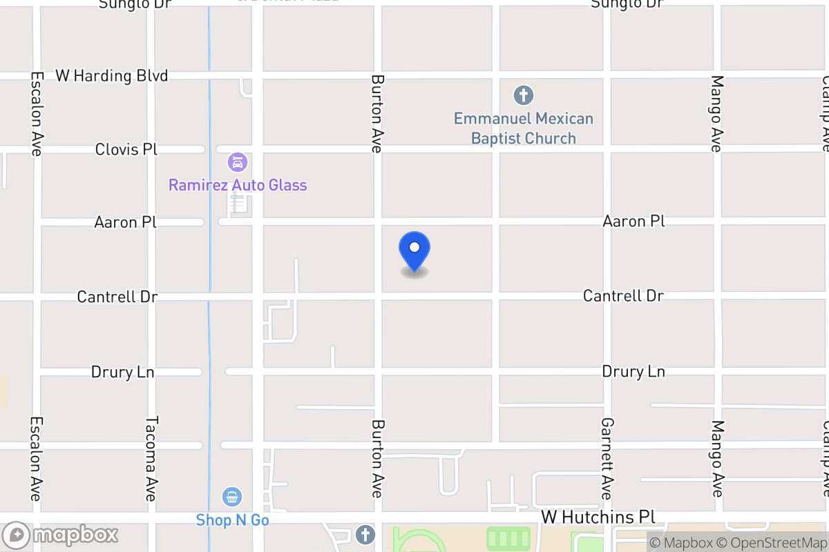 Map of 631  Cantrell Dr