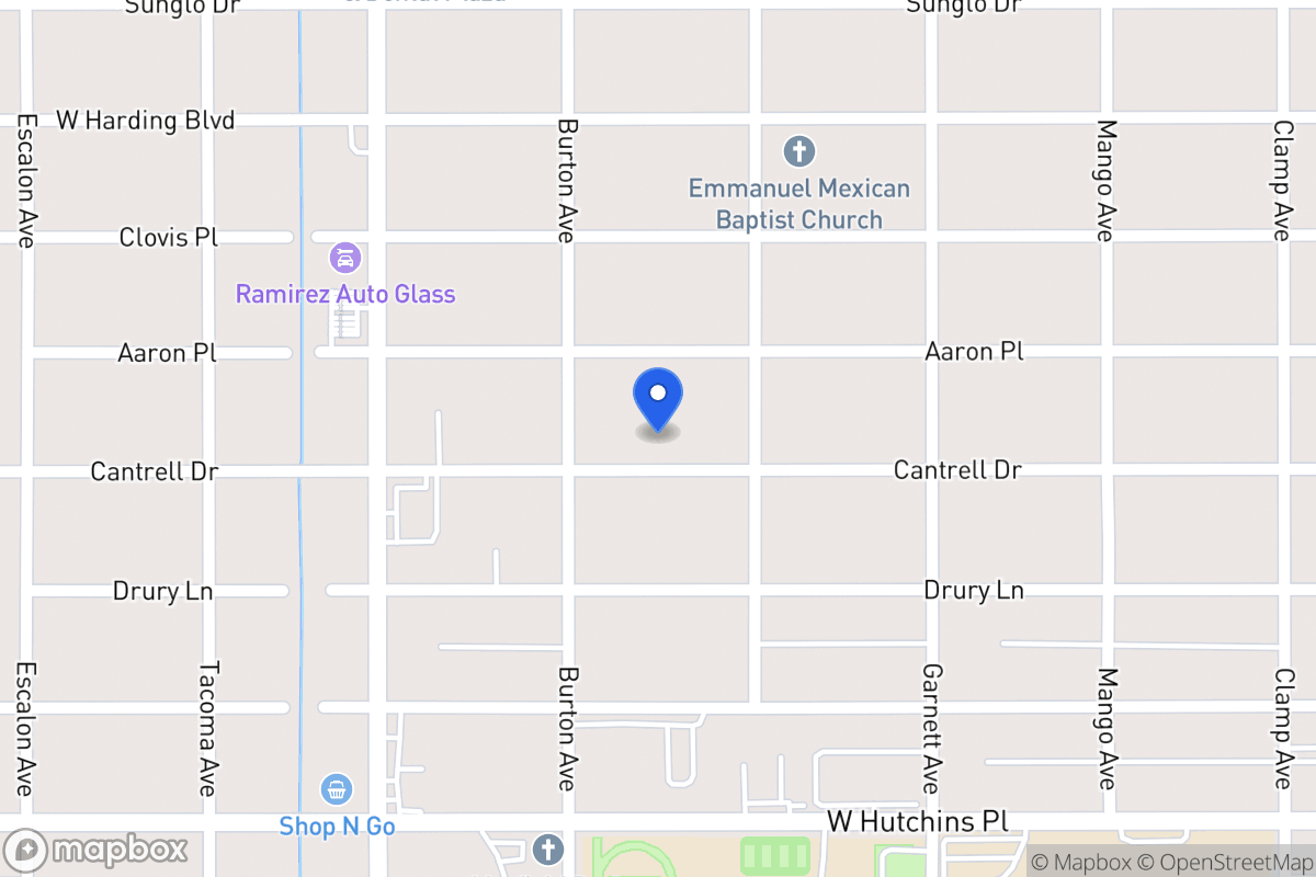 Map of 623  Cantrell Dr
