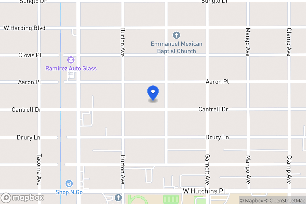 Map of 615  Cantrell Dr