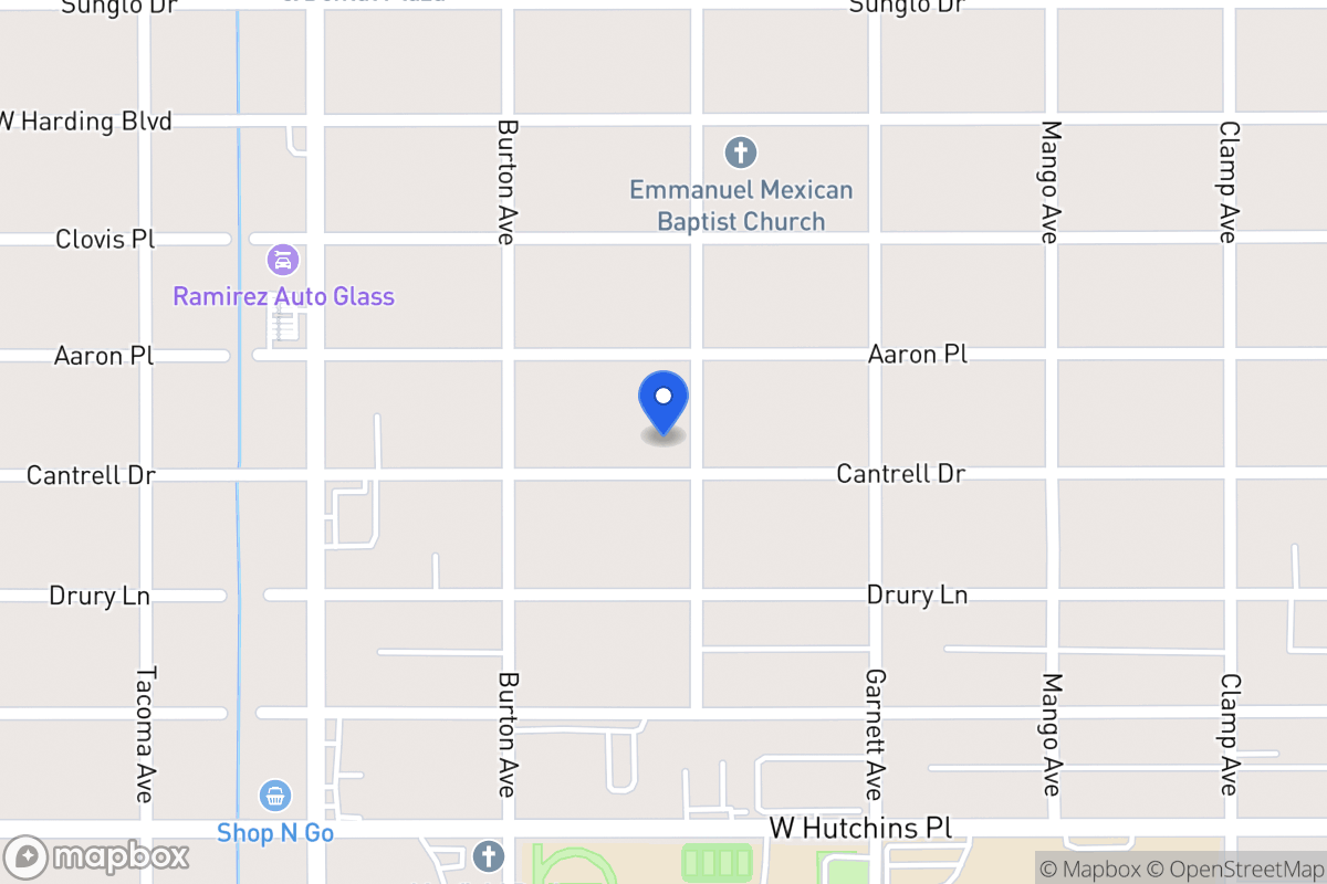 Map of 607  Cantrell Dr