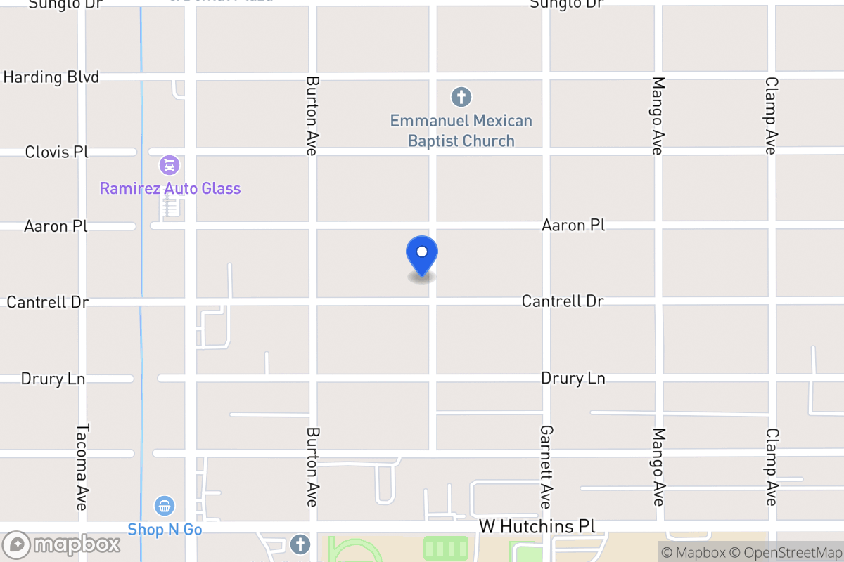 Map of 601  Cantrell Dr