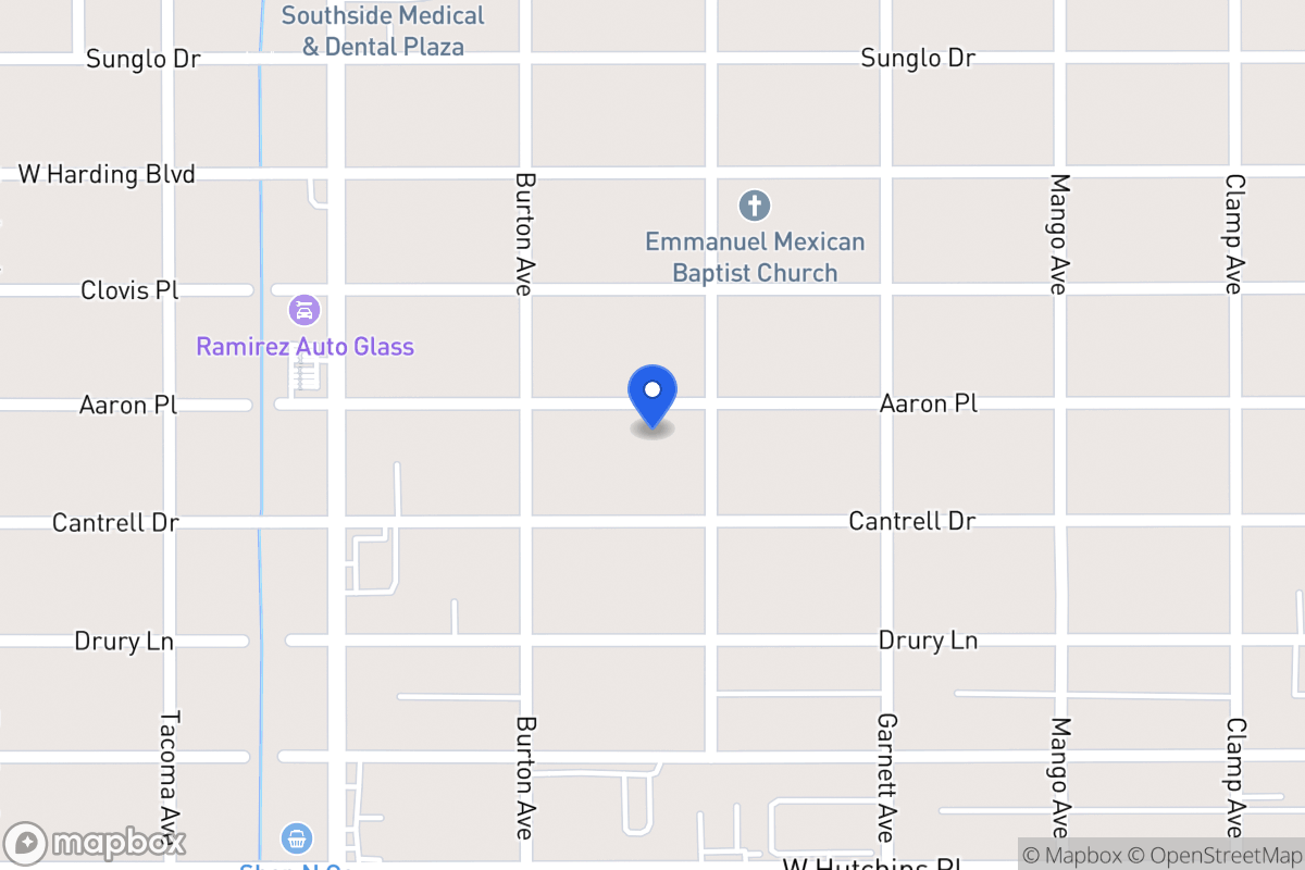 Map of 614  Aaron St