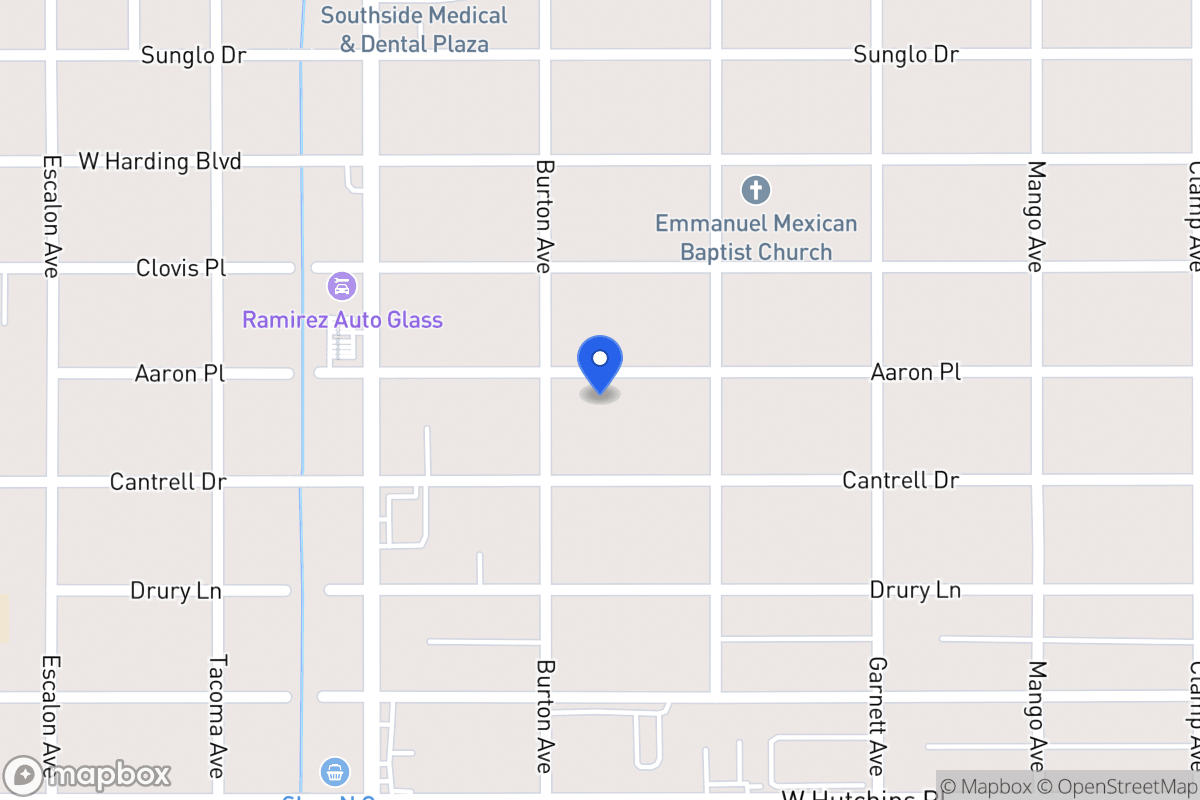 Map of 634  Aaron St