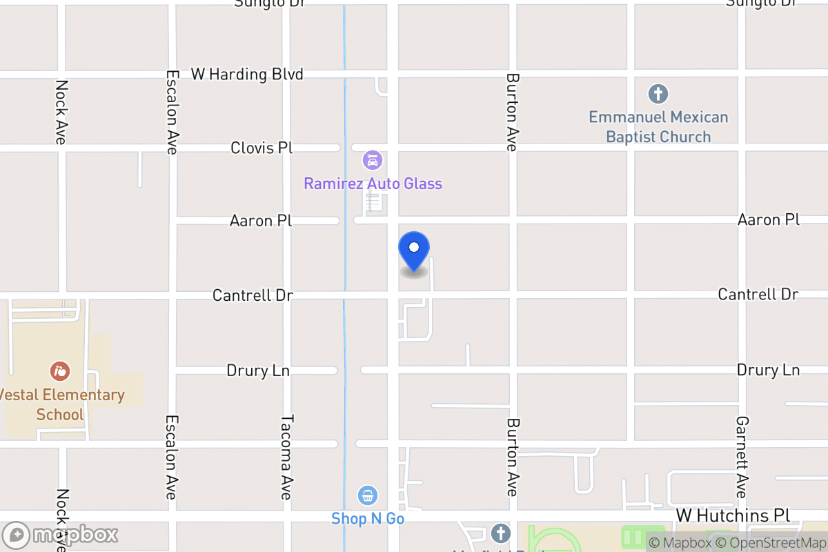 Map of 2822  Commercial Ave