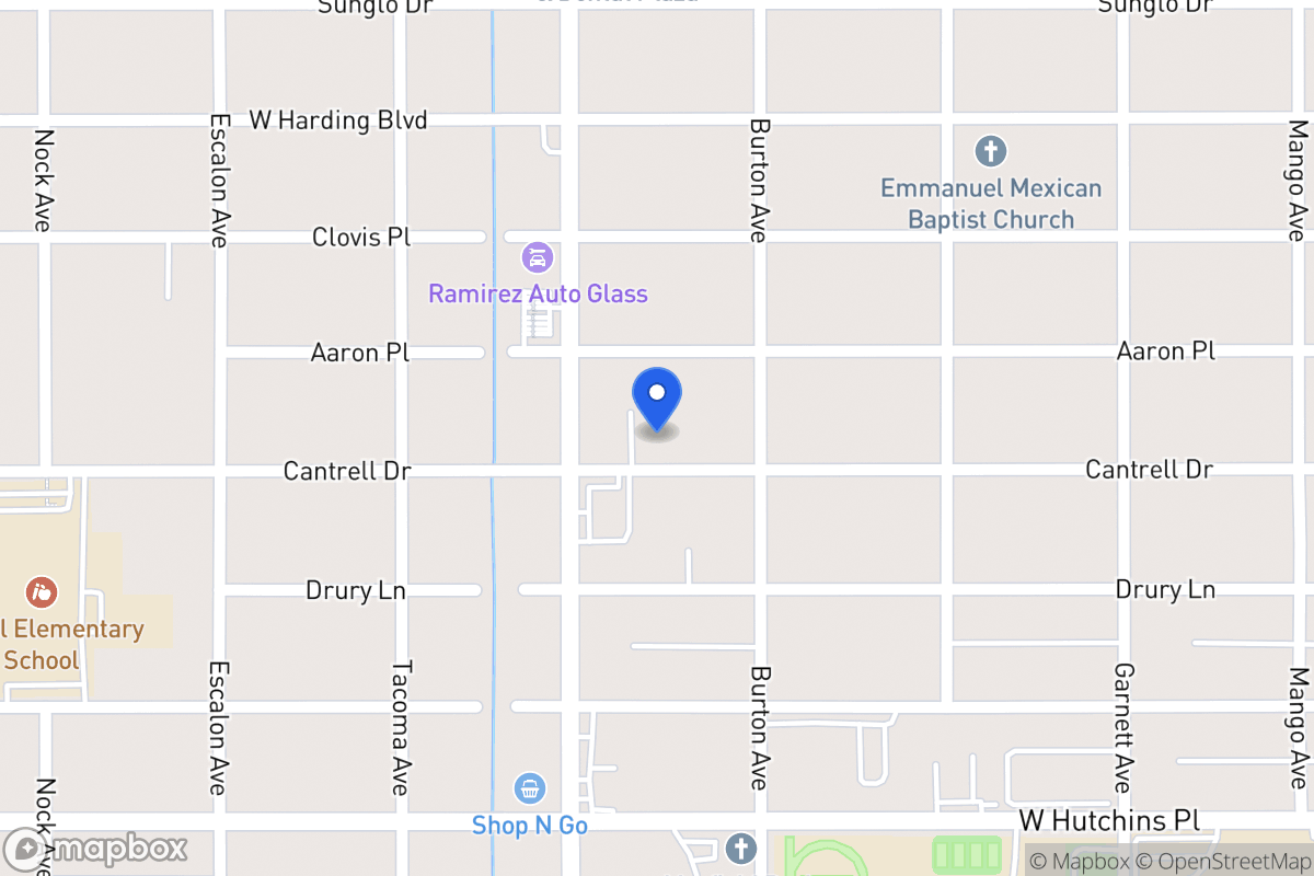 Map of 723  Cantrell Dr