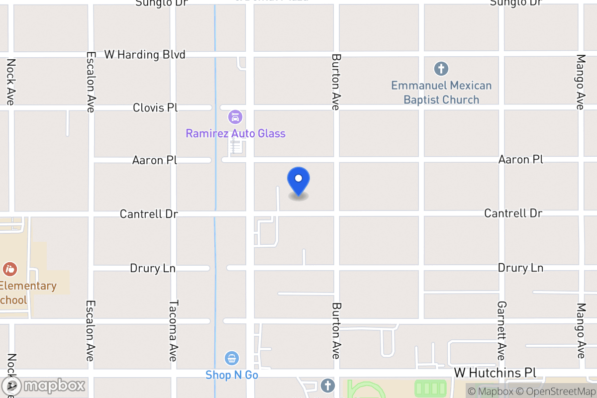 Map of 719  Cantrell Dr