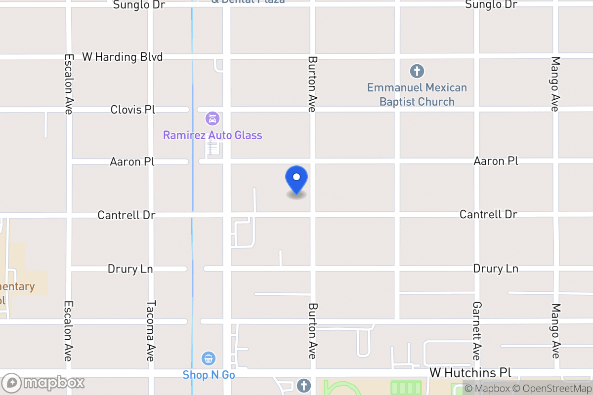 Map of 919  Burton Ave