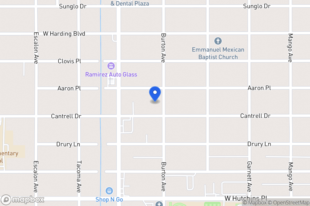 Map of 915  Burton Ave