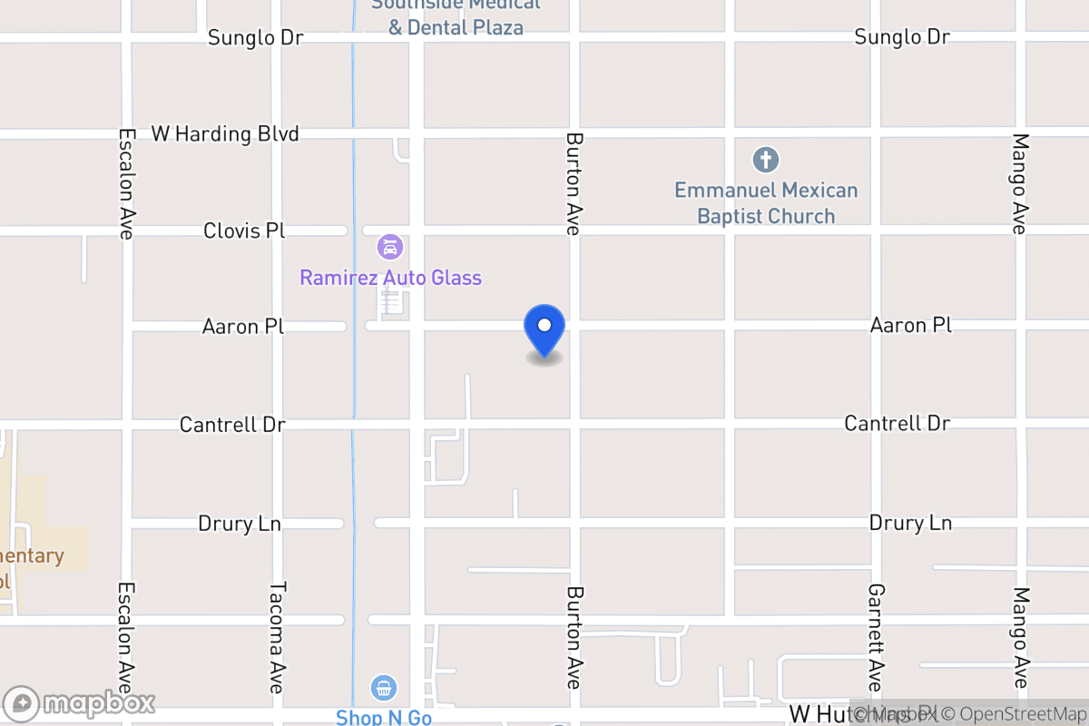 Map of 911  Burton Ave
