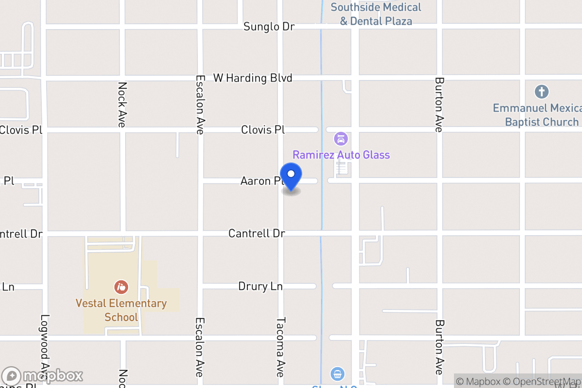 Map of 834  Aaron St