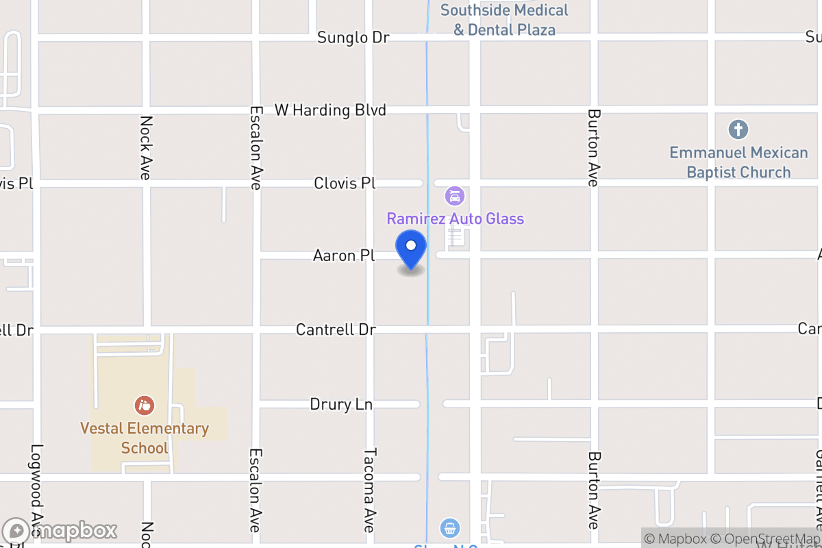 Map of 822  Aaron St