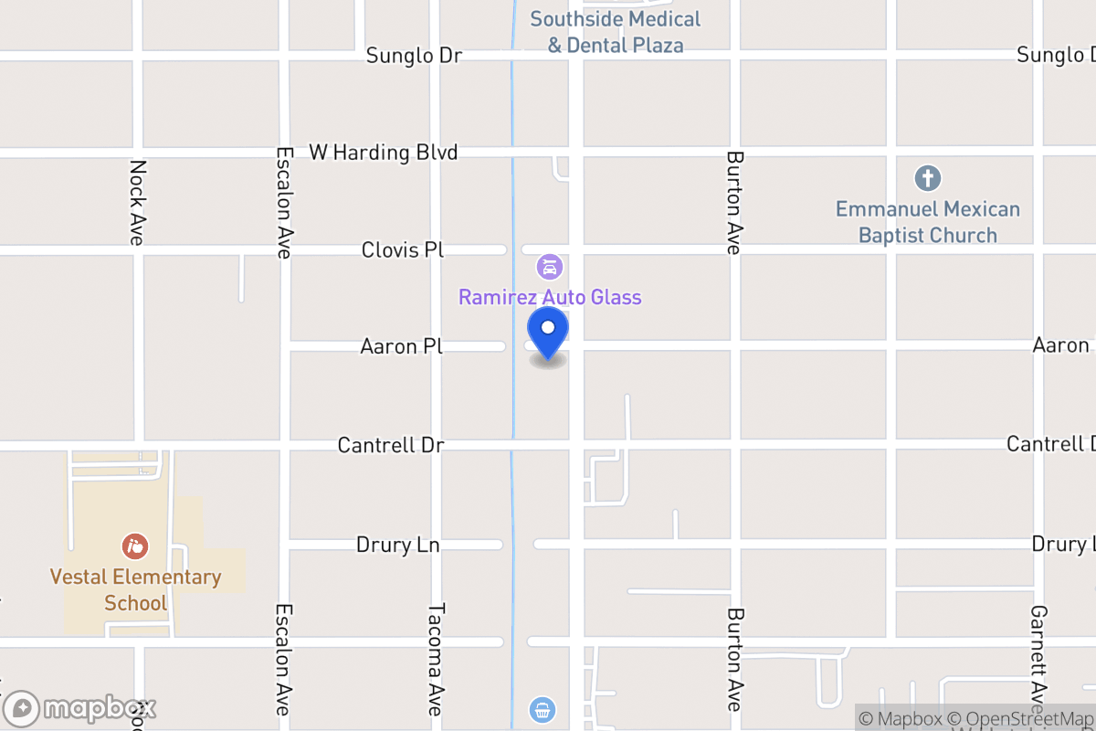 Map of 2805  Commercial Ave