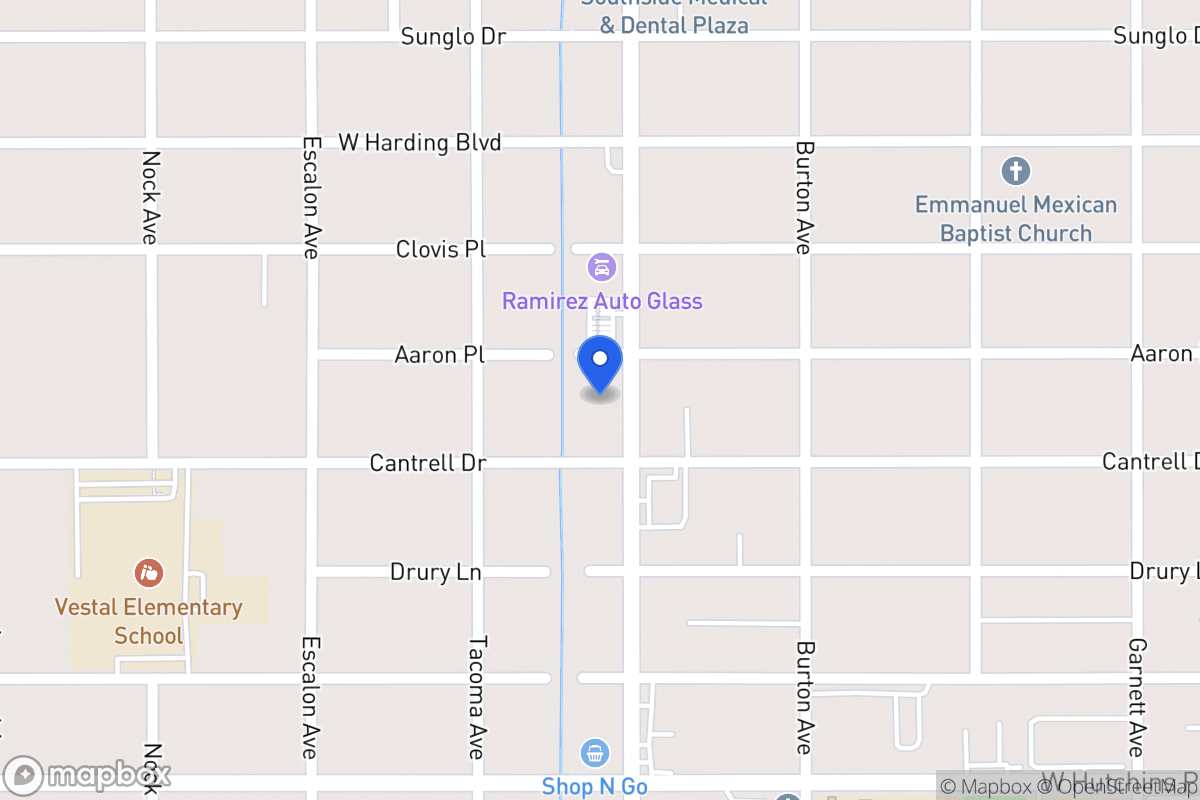 Map of 2811  Commercial Ave