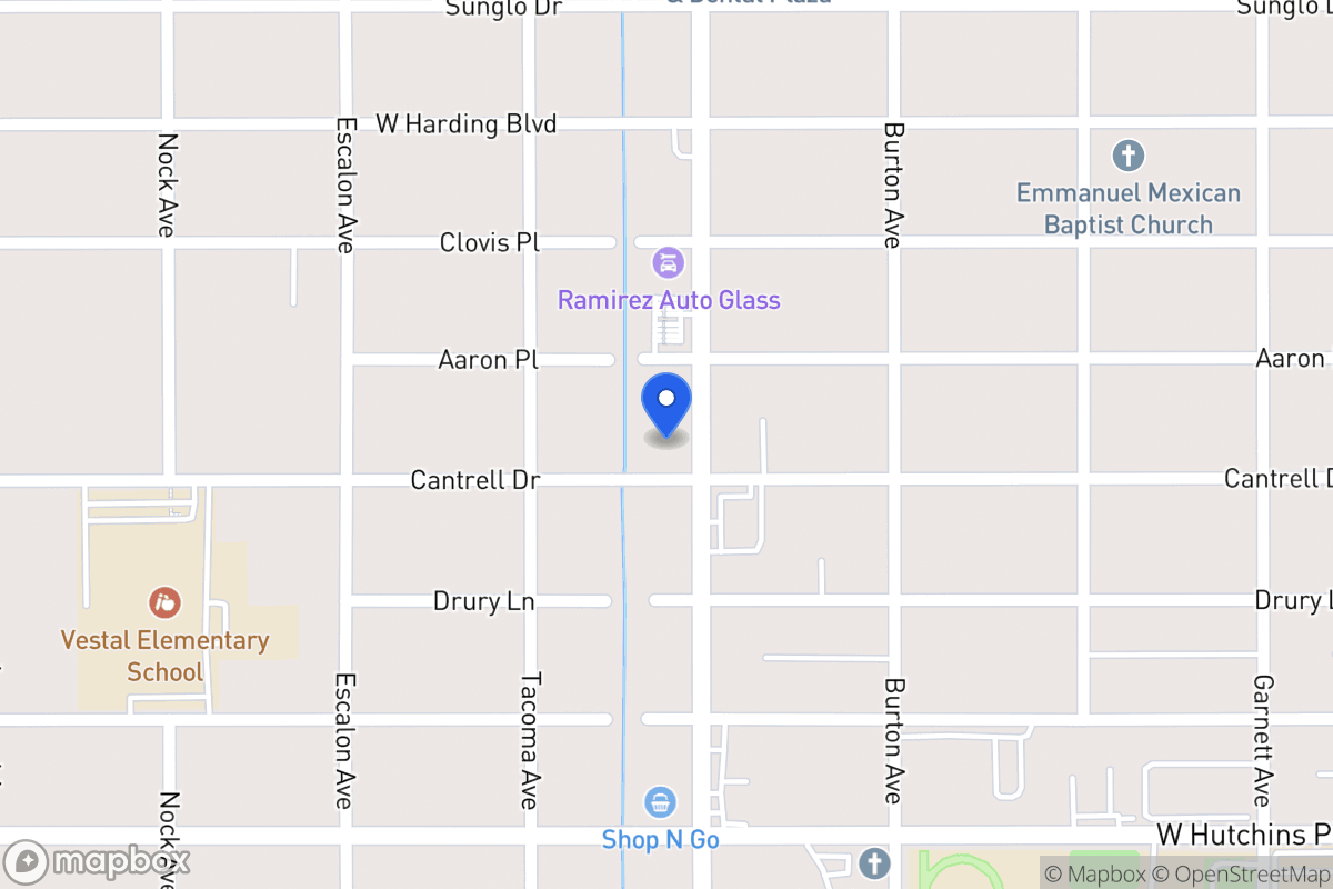 Map of 2815  Commercial Ave