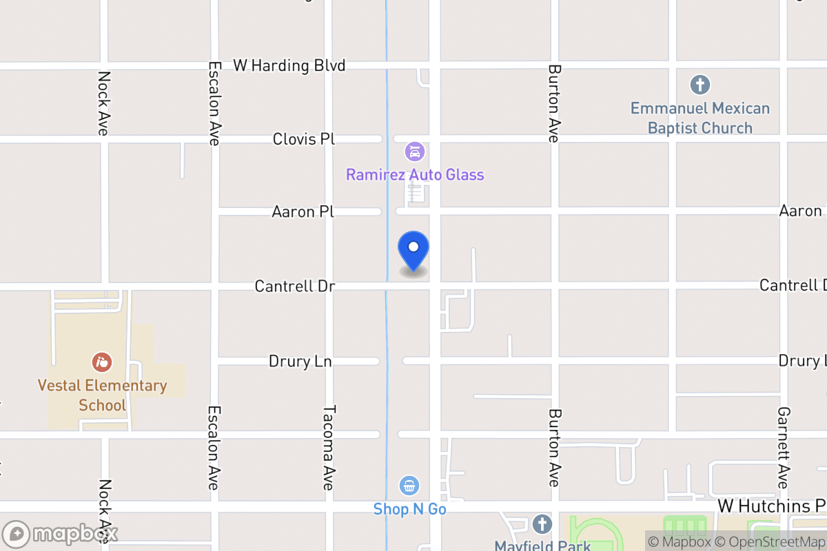 Map of 811  Cantrell Dr
