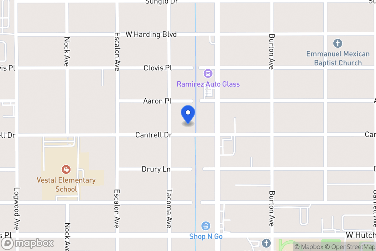 Map of 819  Cantrell Dr