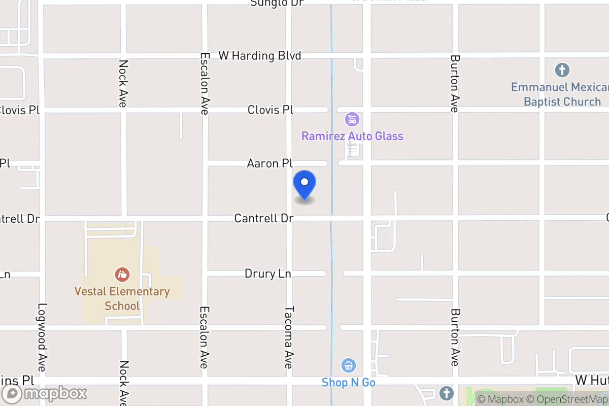 Map of 831  Cantrell Dr