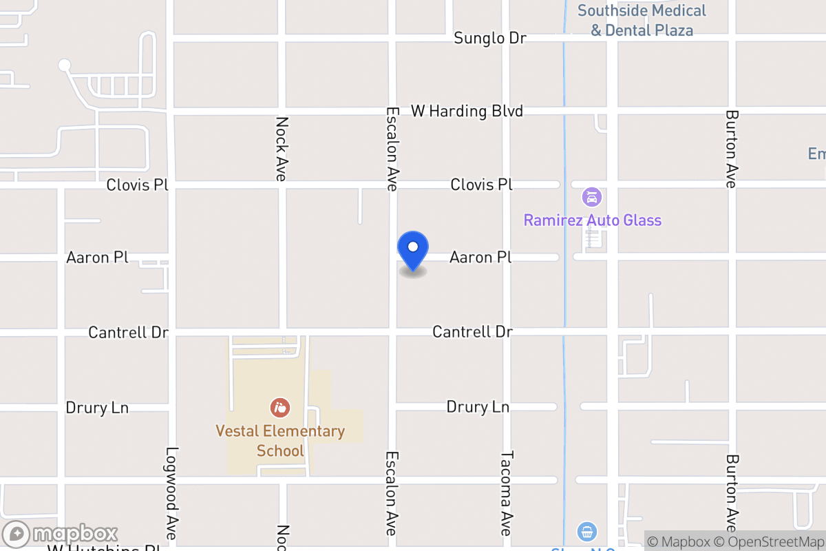 Map of 934  Aaron St
