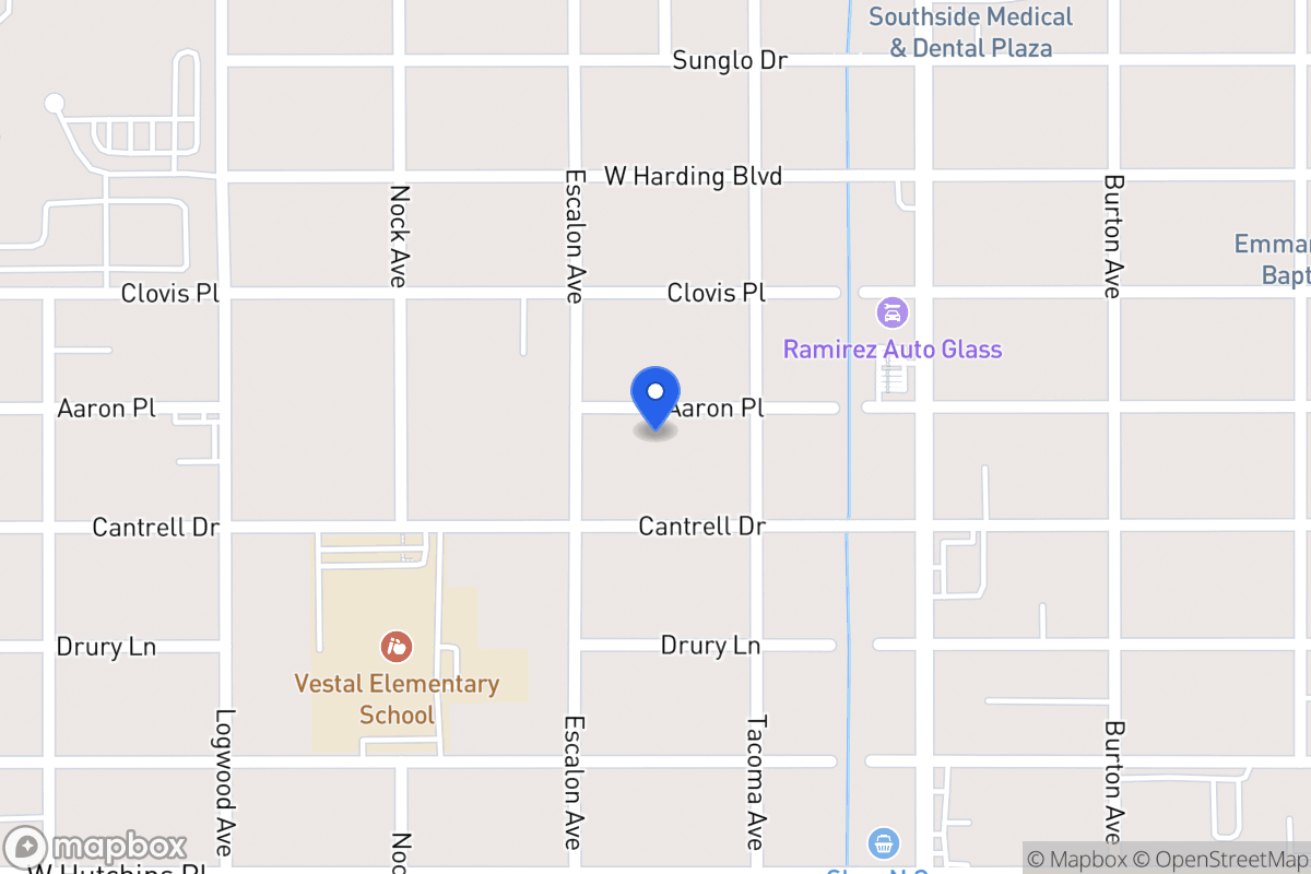 Map of 922  Aaron St