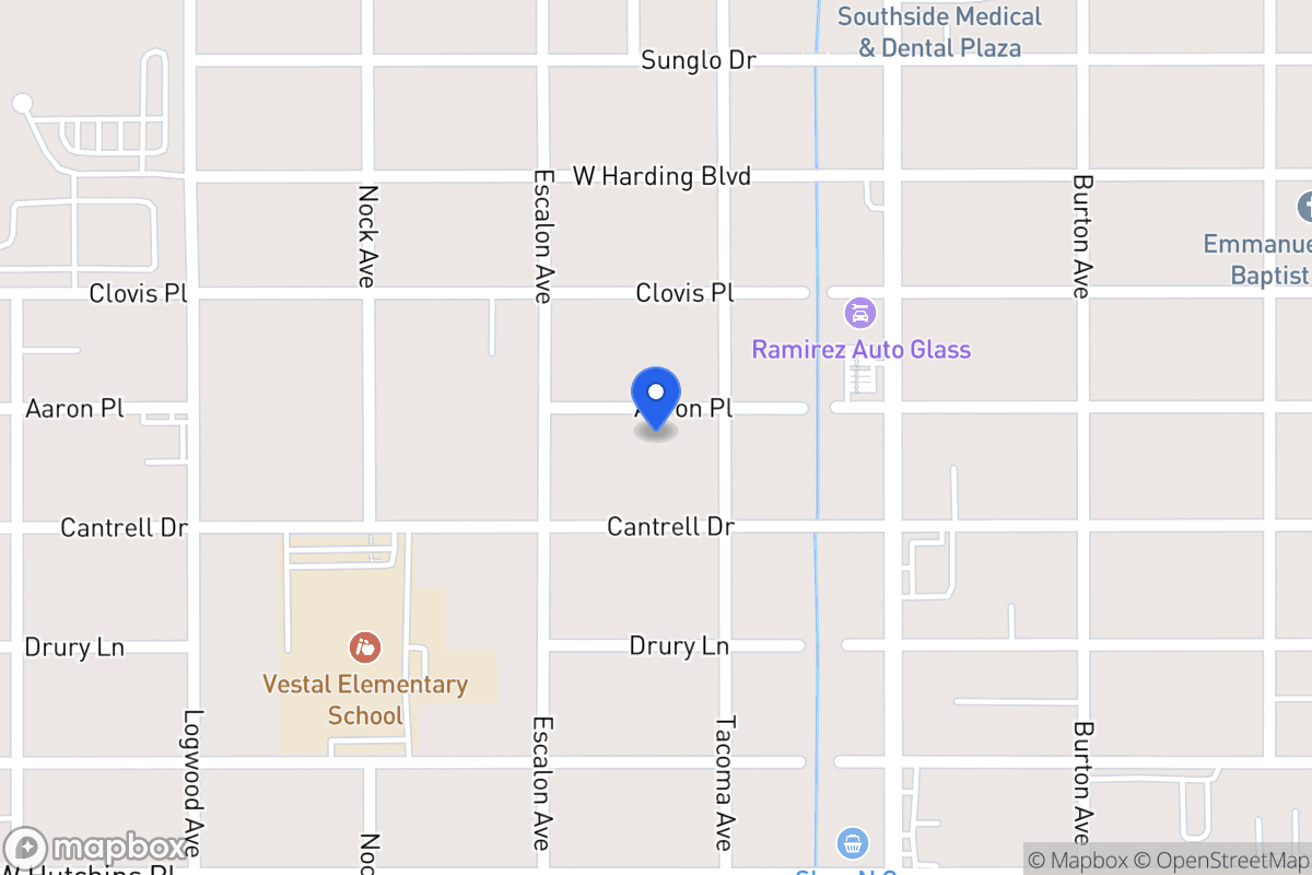 Map of 914  Aaron St