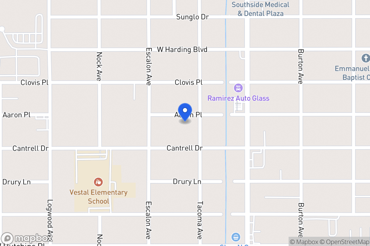 Map of 910  Aaron St
