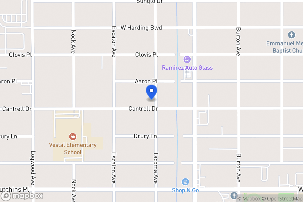 Map of 903  Cantrell Dr