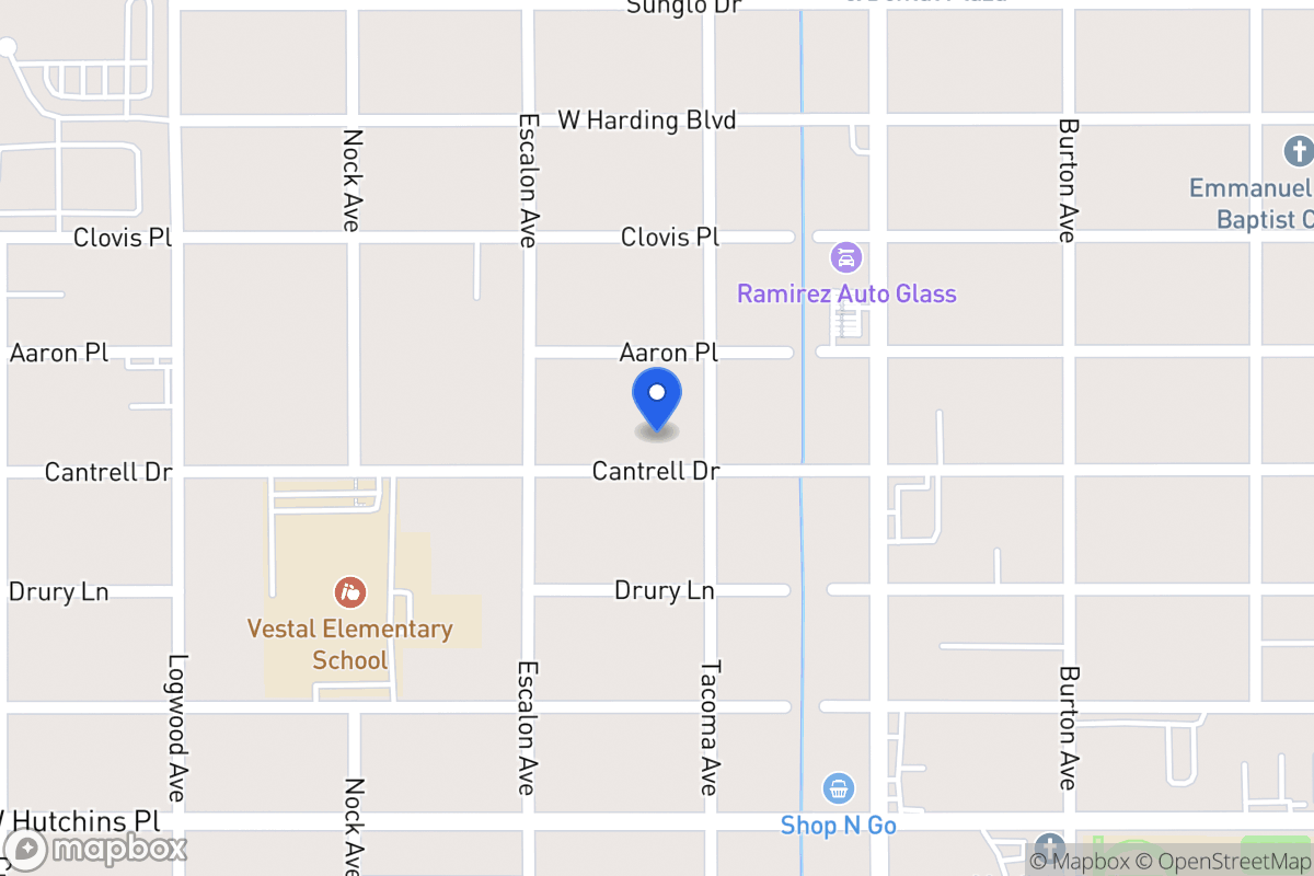 Map of 911  Cantrell Dr