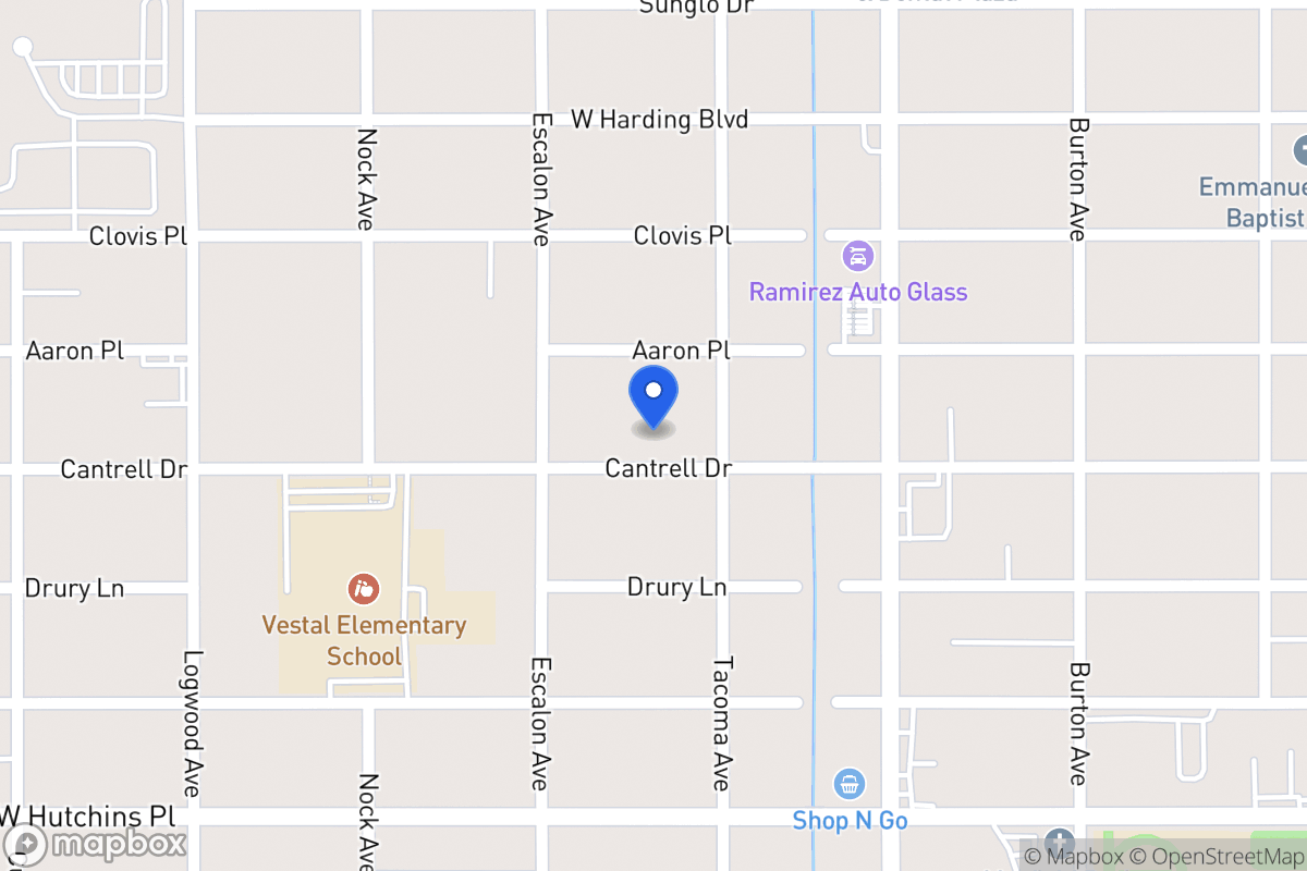 Map of 915  Cantrell Dr
