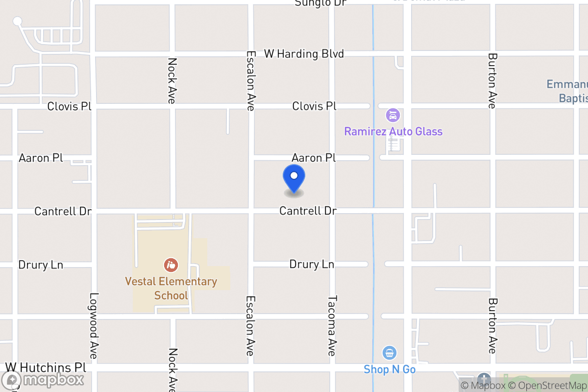 Map of 919  Cantrell Dr