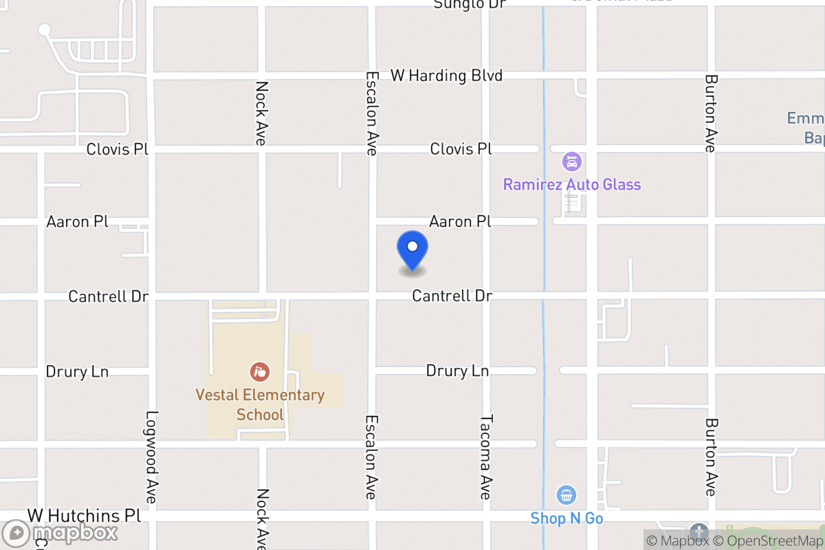 Map of 927  Cantrell Dr