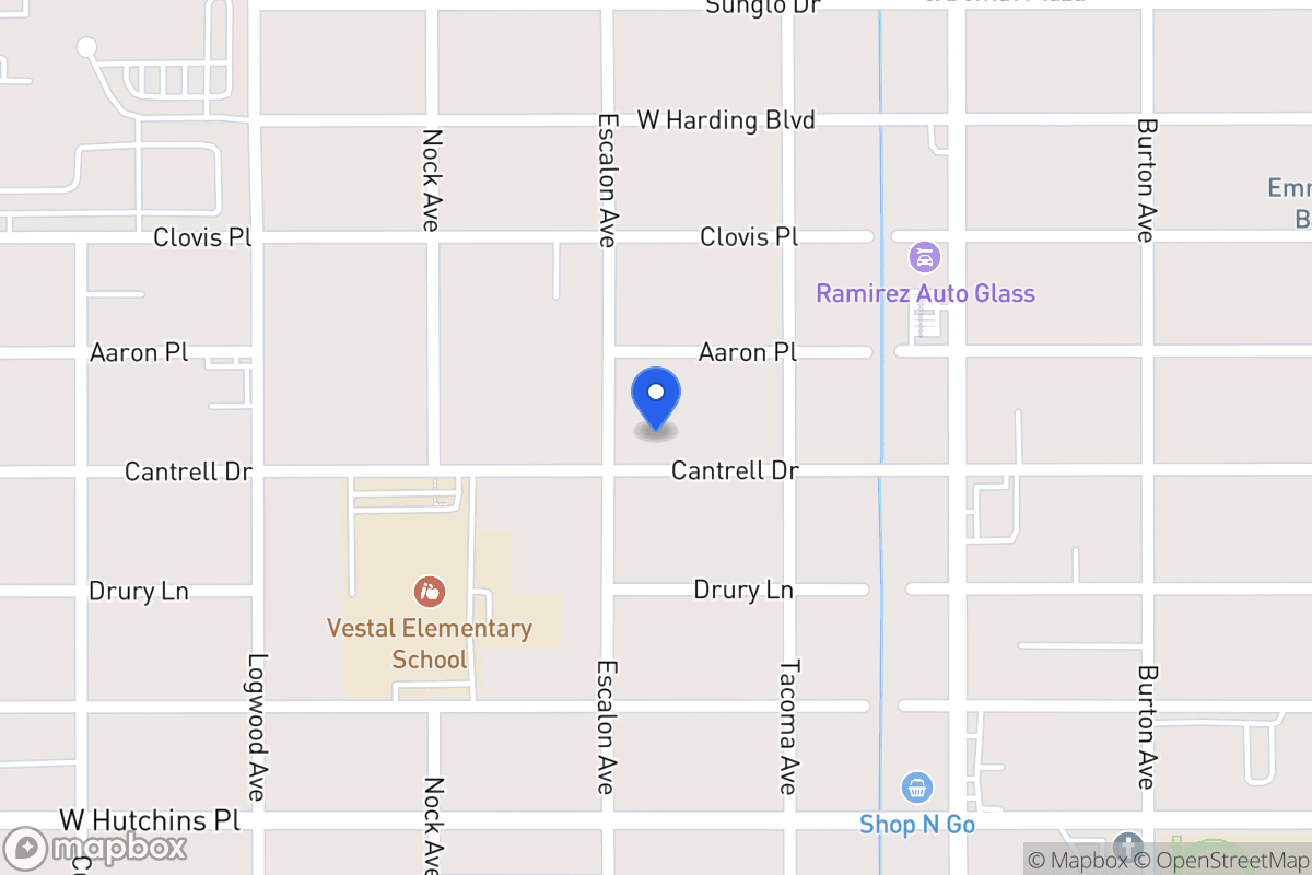 Map of 931  Cantrell Dr