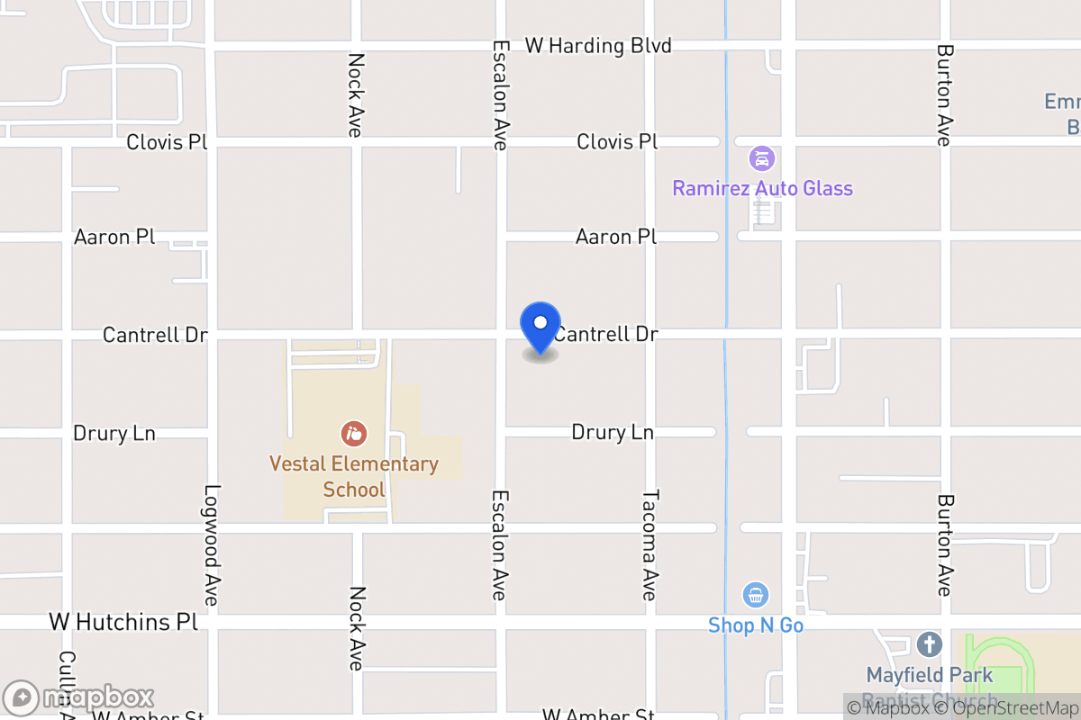 Map of 930  Cantrell Dr