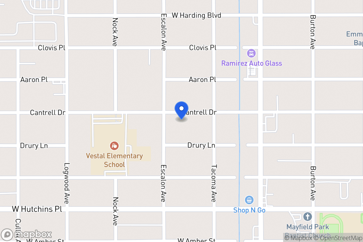 Map of 926  Cantrell Dr