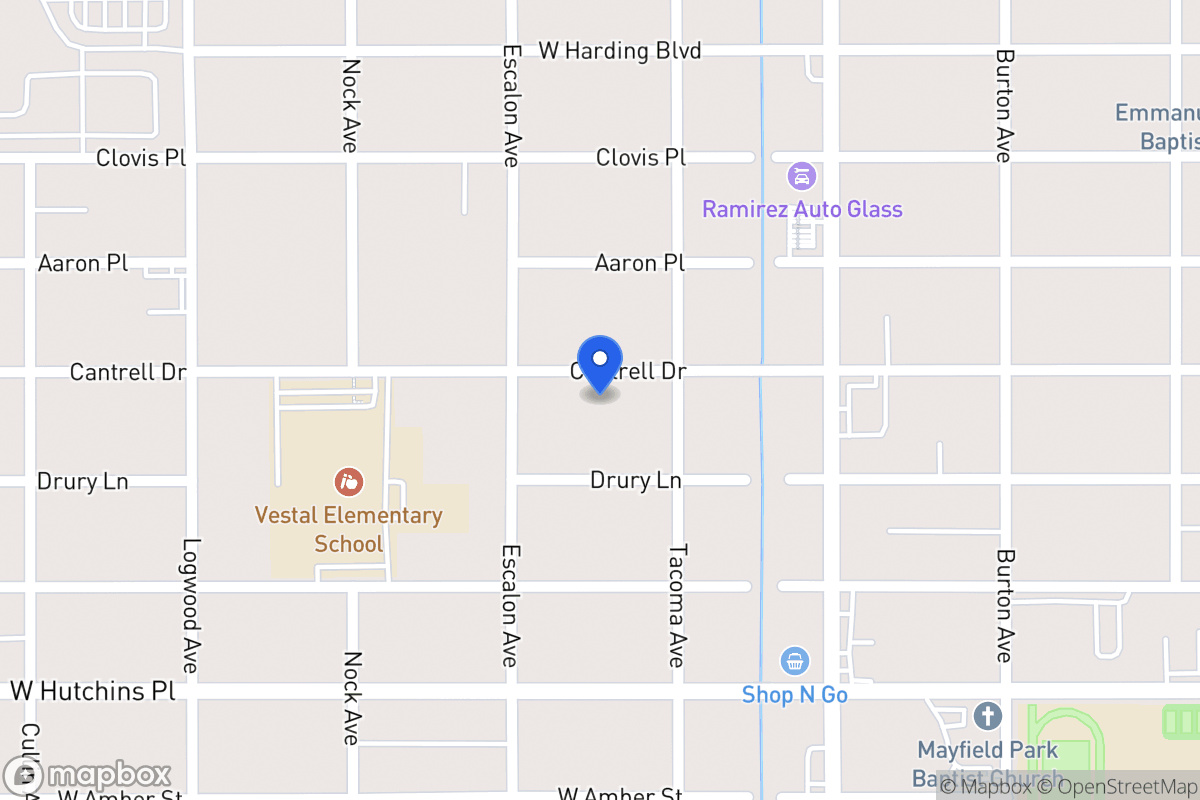 Map of 918  Cantrell Dr