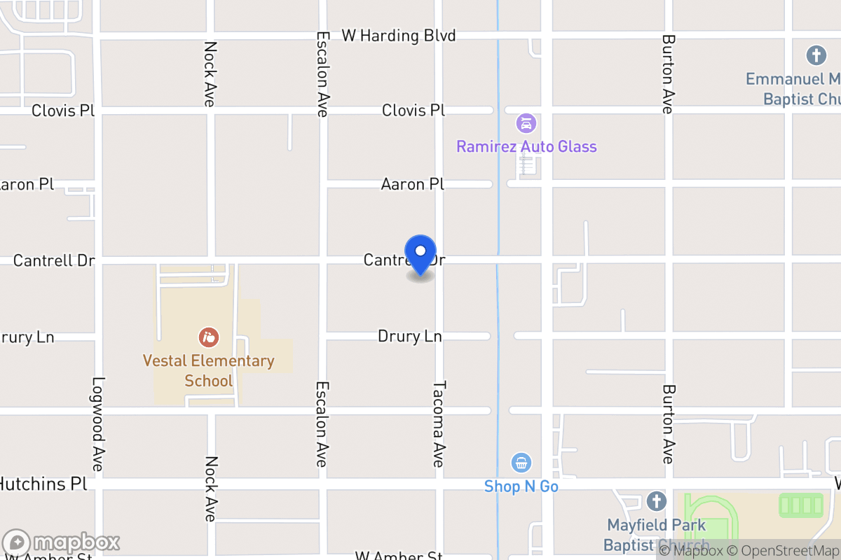Map of 902  Cantrell Dr